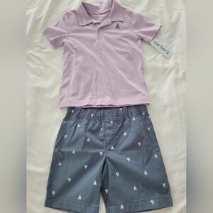 Carter's Boy set of Polo shirt and short